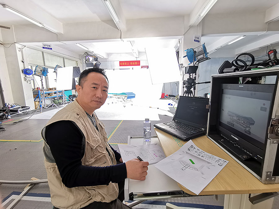 黑眼睛廣告為泰樂康科技拍攝產品短視頻現場